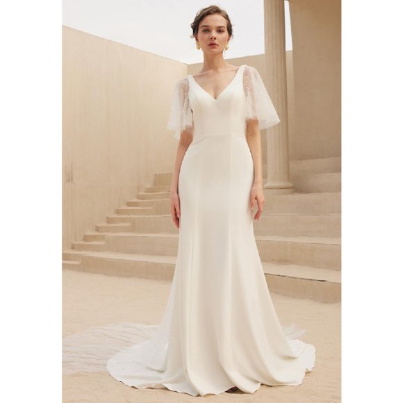 NEW Elegant Wedding Dress - AW Bridal - Size 4/6 - Picture 2 of 7